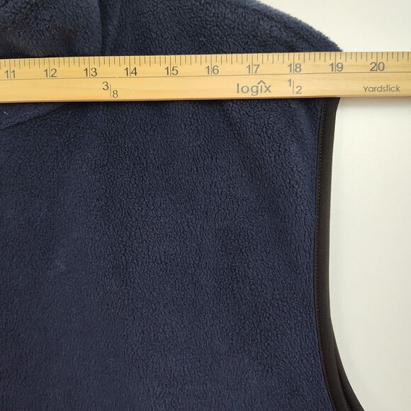 Woolrich Fleece Vest Men's Size 2XL Navy Full-Zip - Picture 3 of 8